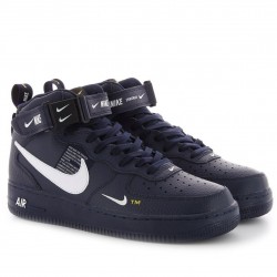 NIKE AIR FORCE 1 07 LV8 UTILITY NEGRAS MID - BelleCose