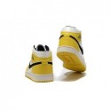 NIKE Air Jordan 1 Mid Blancas Amarillas Moradas - BelleCose